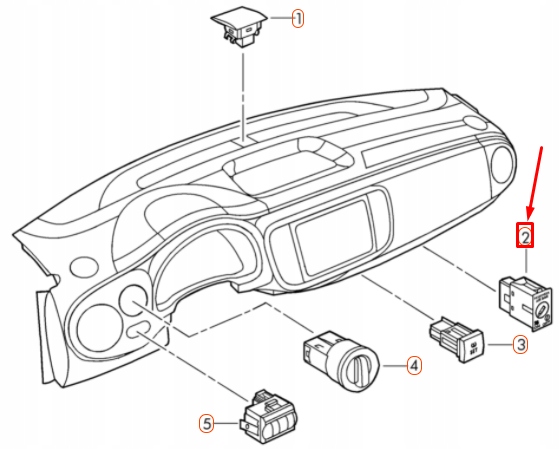 фото №9, Vw beetle a5 передня частина passenger air bag disable switch 5c5919237wgi