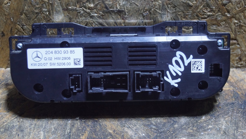 фото №9, Панель кондиционера mercedes-benz оригинальный номер 2048309385