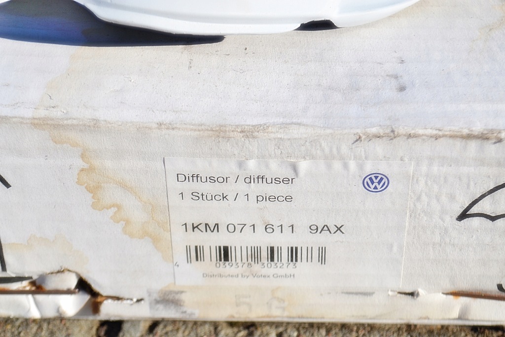 фото №10, Vw golf v 6 kombi jetta спойлер бампера задняя 1km071611 новый оригинал