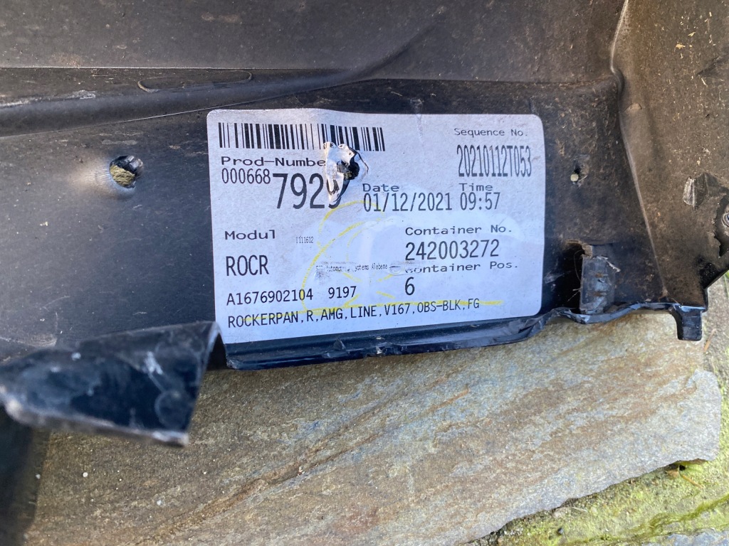 фото №14, Mercedes gle 167 amg молдинг поріг поріг права 1676982301 оригінал