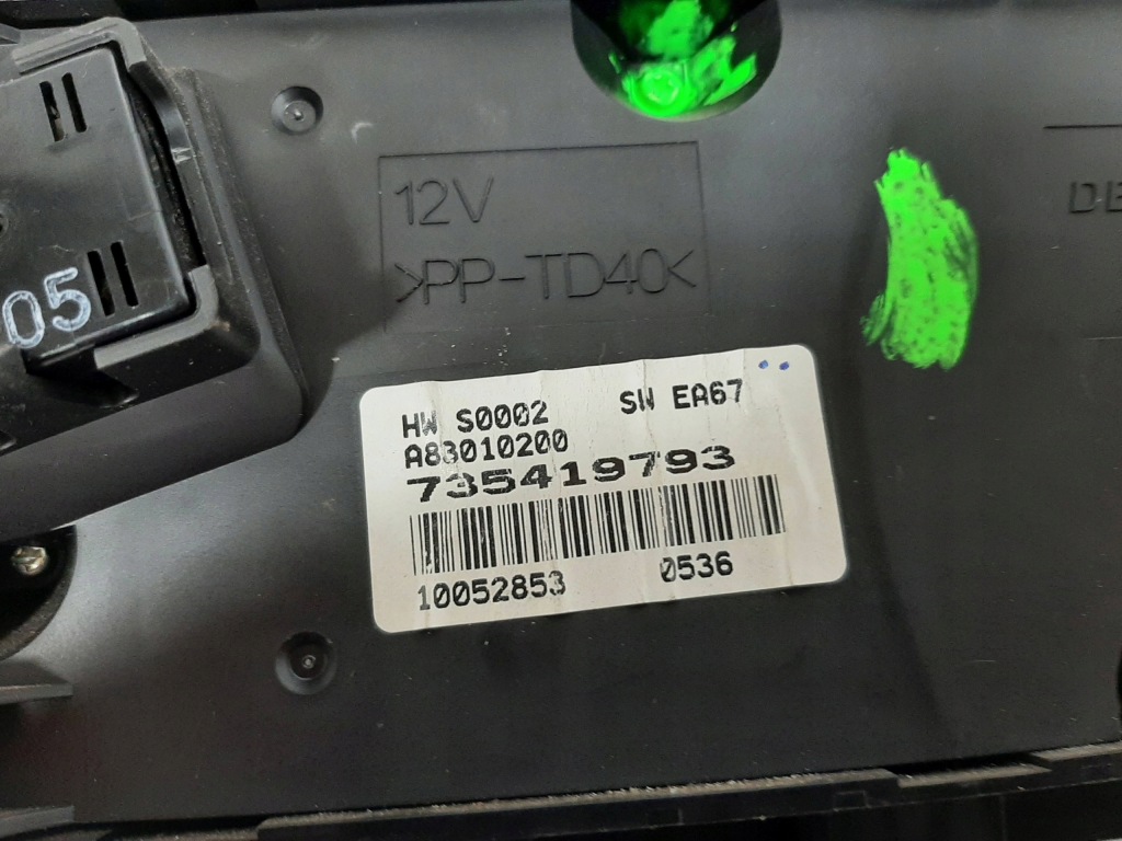 фото №13, Fiat grande punto 3d 06r панель обдув кондиционера 735419793