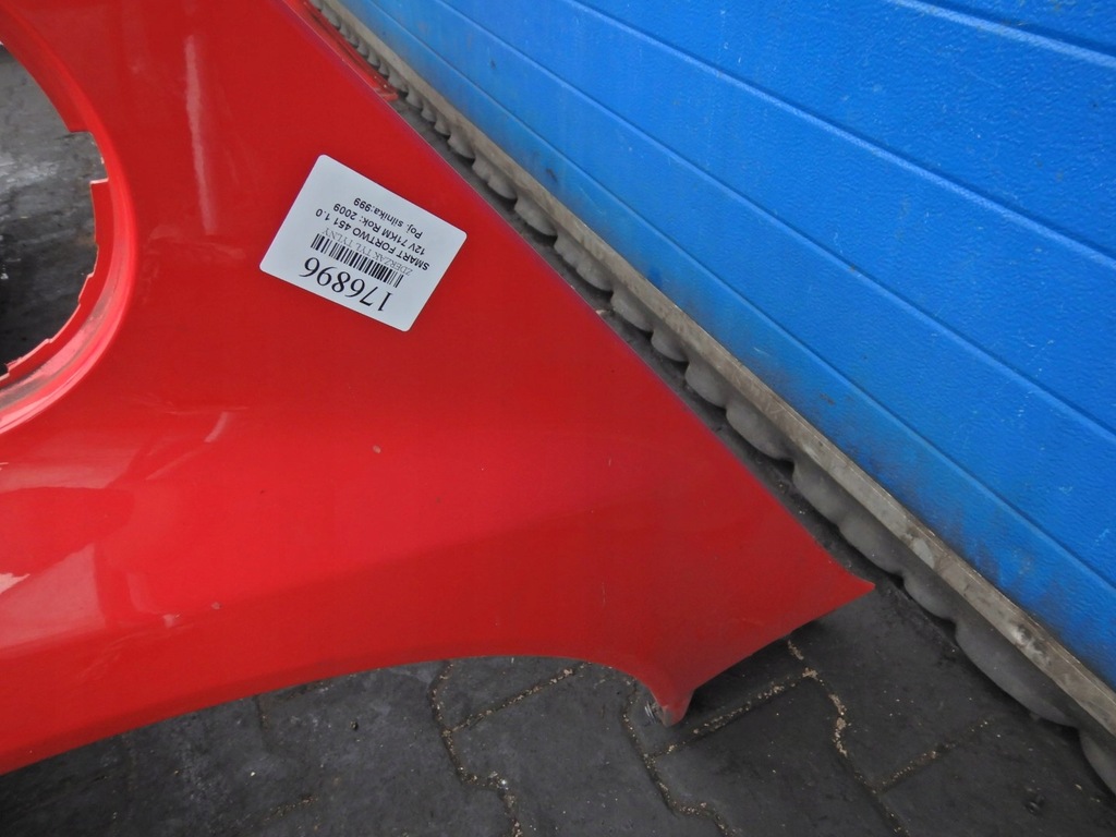 фото №13, Smart fortwo 451 бампер задня задній pdc