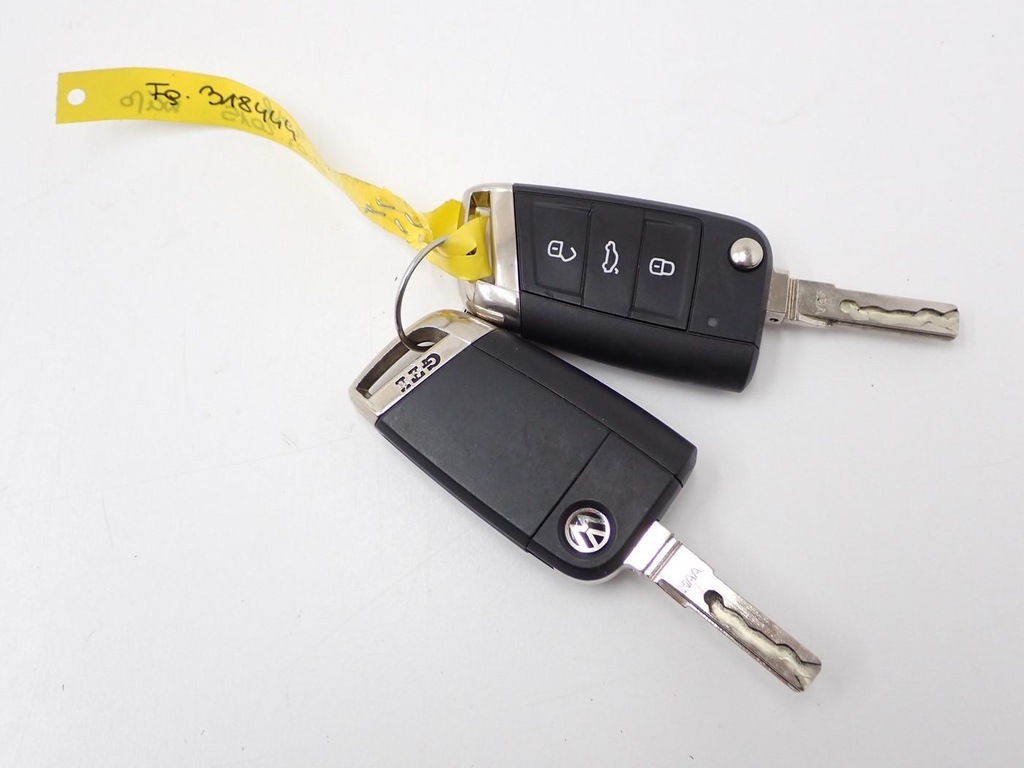 фото №7, Замок зажигания 2x ключ europa комплект 5q0905865 vw golf 7 vii gti 15r