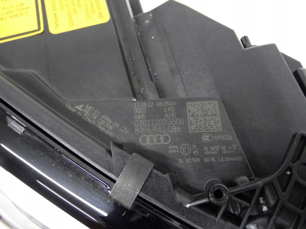 фото №16, Audi a5 ii b9 8w6 19-23 лампа правая laser led 8w6941086 оригинальная