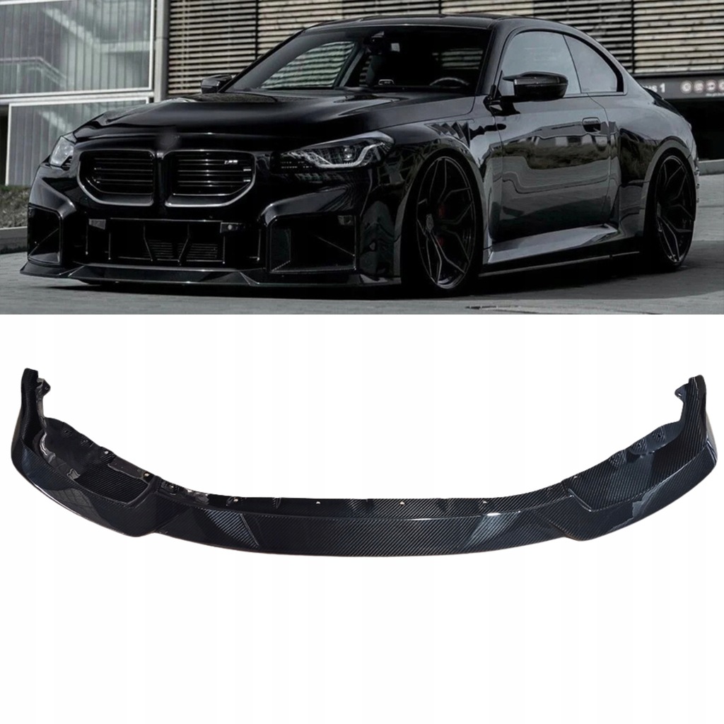 фото №1, Накладка бампера сплиттер спойлер перед r44 bmw m2 g87 карбон mpakiet
