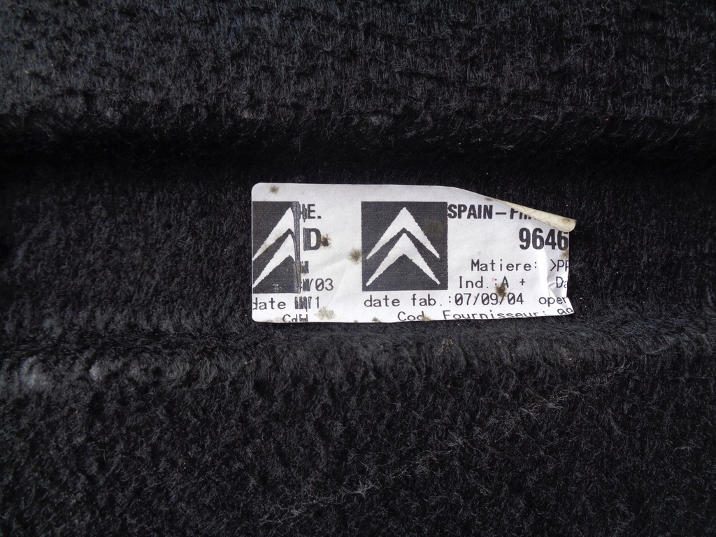 фото №6, Полиця багажника hb 5d citroen c4 i 2004-