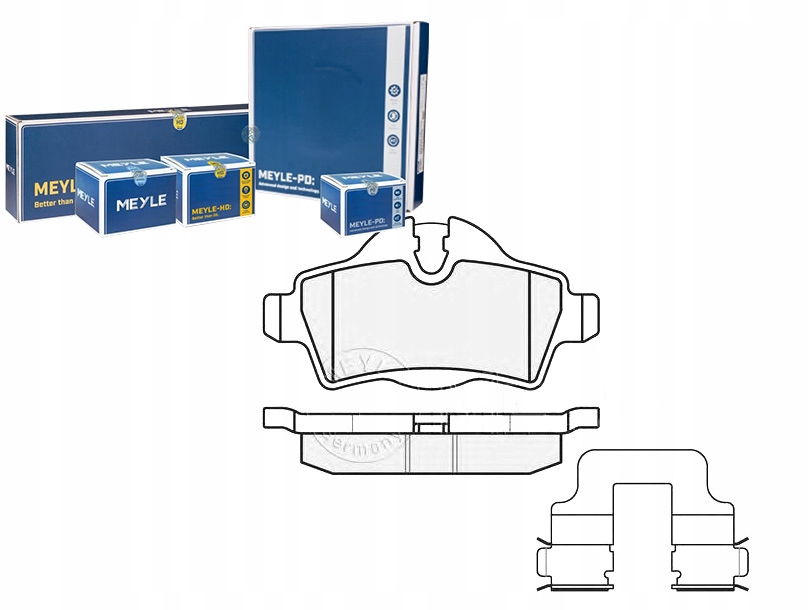 Купить Тормозные колодки тормозные mini задний  clubman meyle
