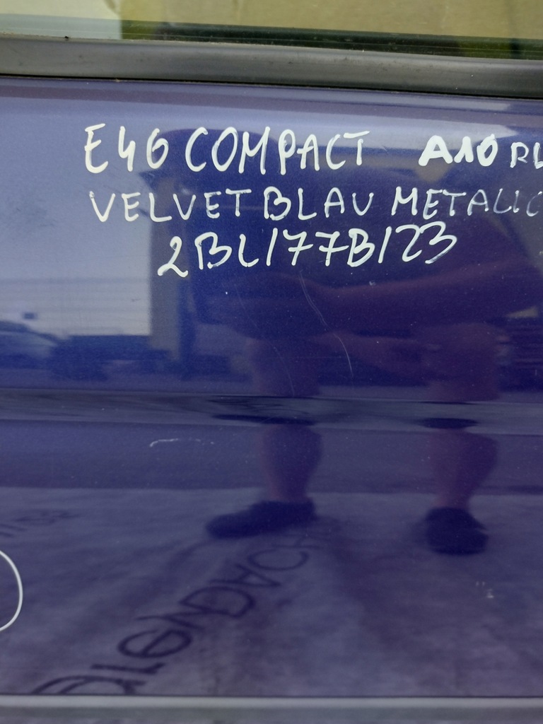 фото №9, Дверь правый перед bmw e46 compact k: velvetblau