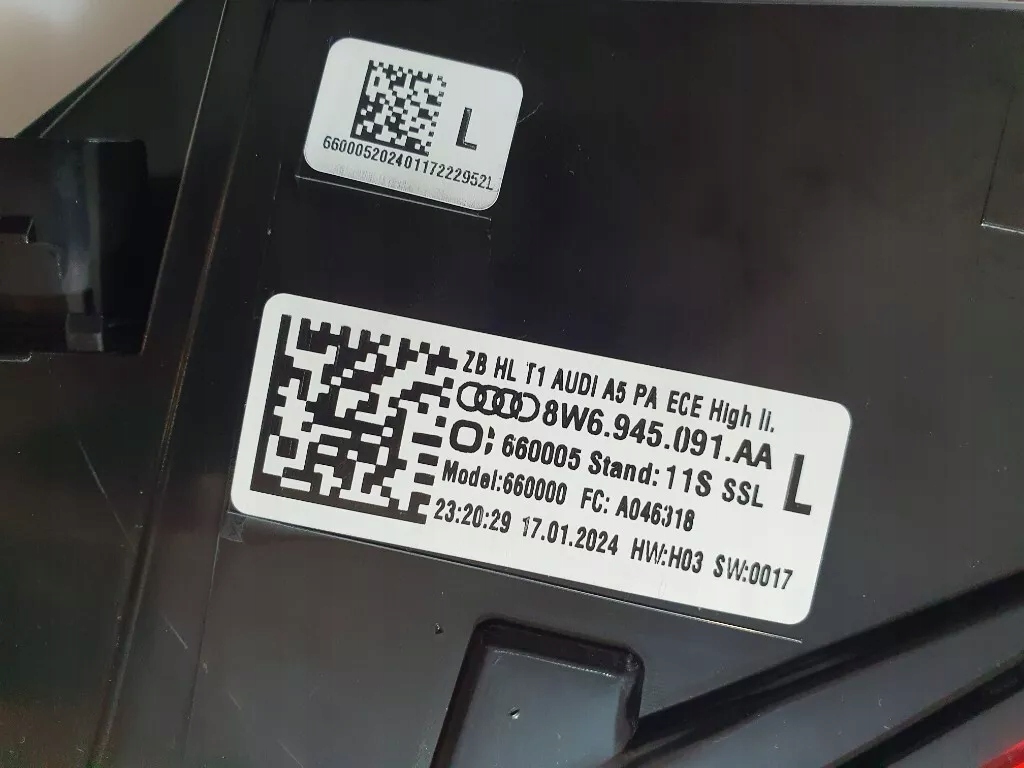 фото №15, Nowa лампа audi a5 f5 rs5 lift 2024r led ліва задня лівий задня 8w6945091aa