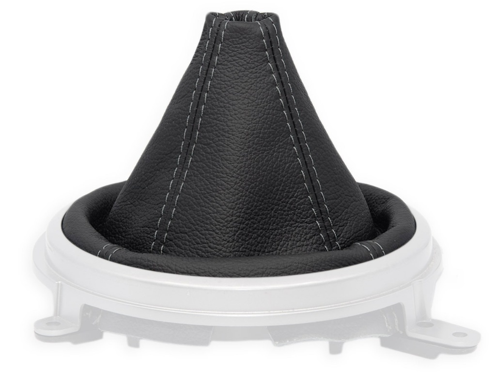 фото №1, Mazda rx-8 2003-2012 чехол переключения передач czarna кожа серые нити