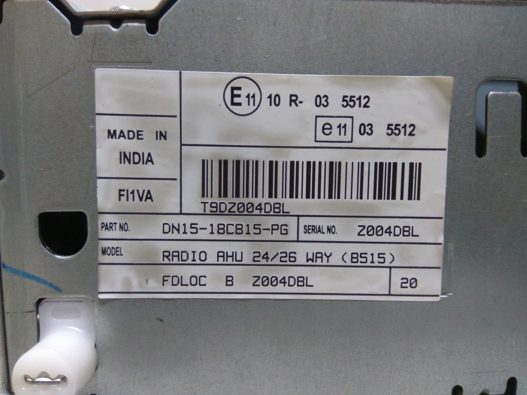 фото №14, Ford ecosport радио cd дисплей панель