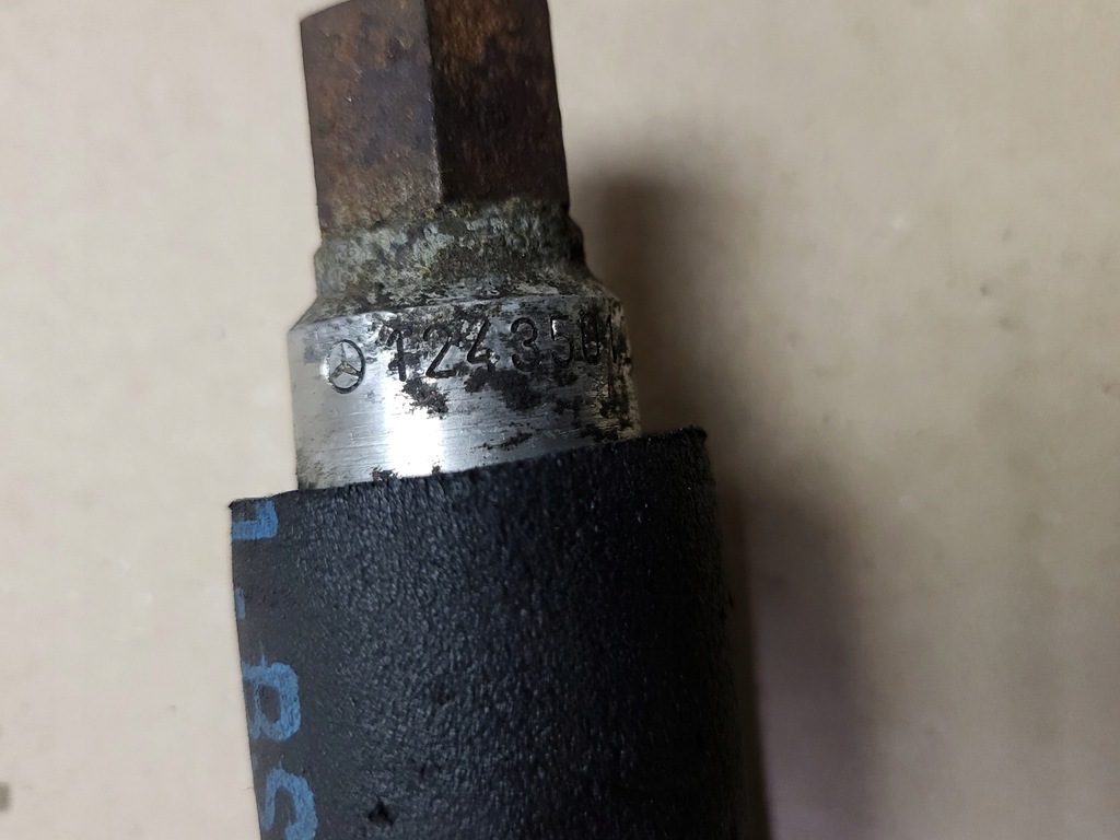 фото №8, Клапан asd шланг кронштейн mercedes 190 w201 w124 1243505057 1243501280 оригінальний номер