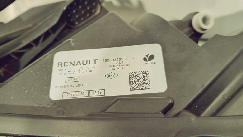 фото №10, Dacia sandero iii logan jogger 260602561r 20-25 оригинал europa full led