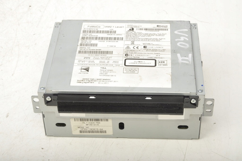 фото №1, Volvo v40 ii радіо програвач зчитувач cd 31357212