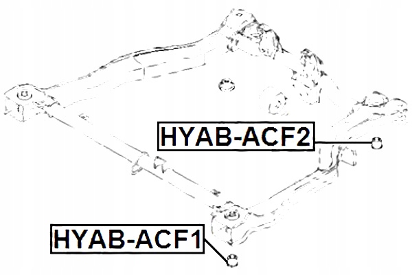 фото №2, Febest hyab-acf2 подвеска, стабилизатор