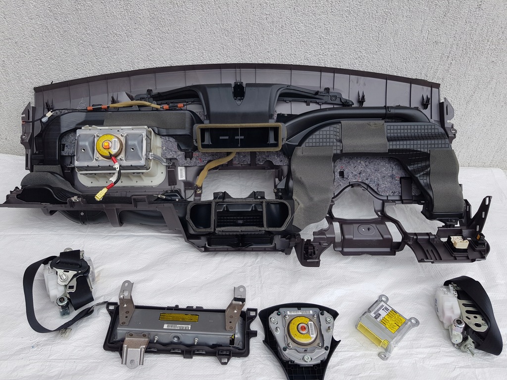 фото №11, Подушка безопасности приборная панель консоль датчик toyota iq комплект !!!