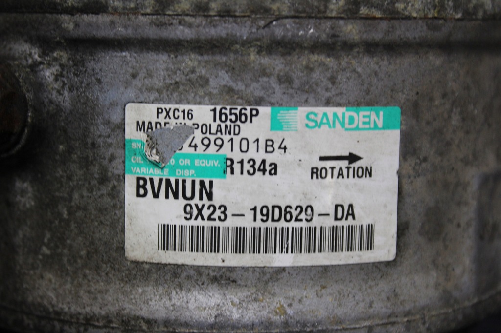 фото №3, Land rover range sport 3.0d компрессор кондиционера