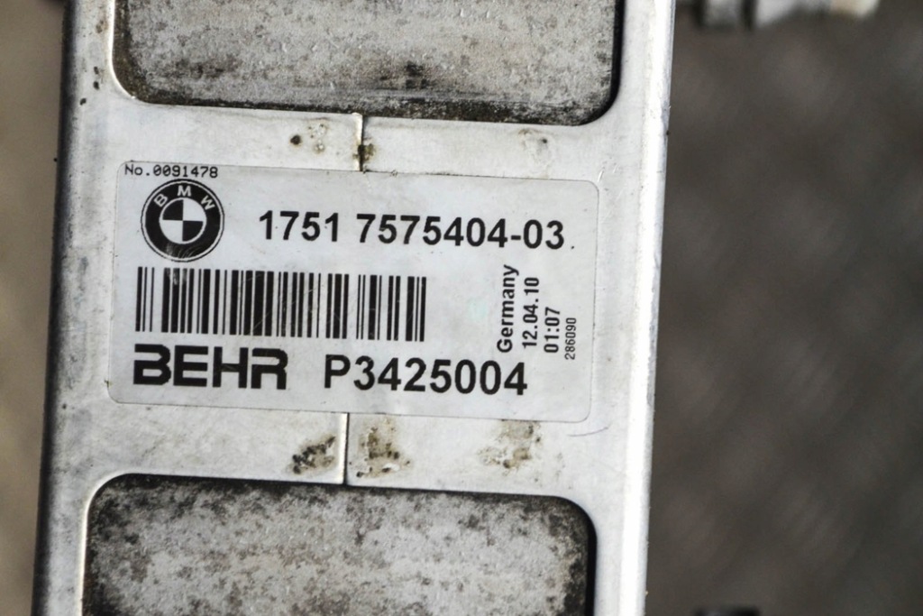 фото №5, Bmw 7 f01 f02 750 i xdrive радиатор интеркулер 7575404 p3425004 4.4p 300