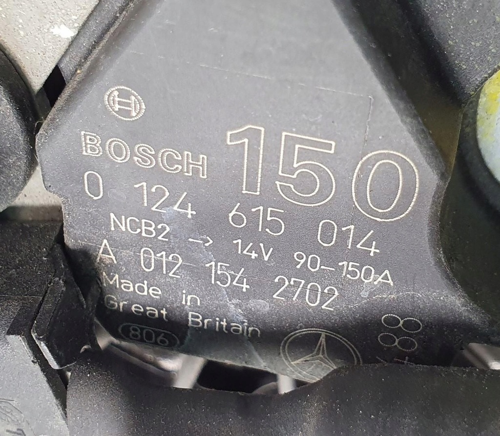 фото №6, Генератор mercedes w209 5.0 v8 a0121542702 0124615014