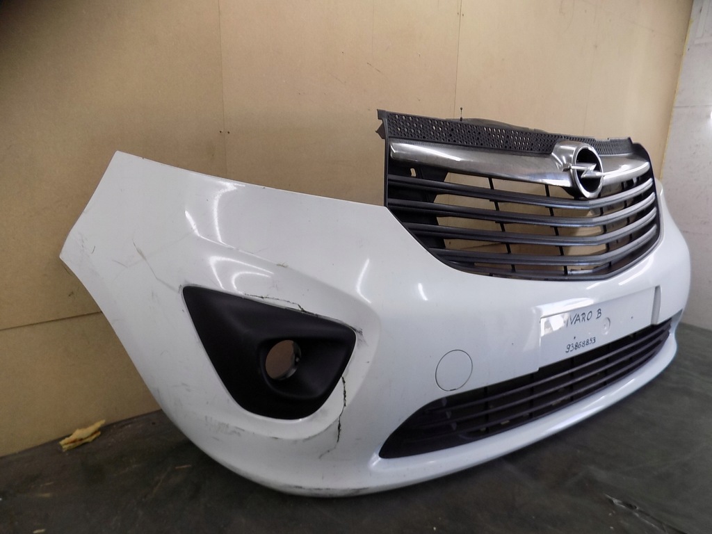 фото №10, Opel vivaro b renault trafic iii бампер перед передний 93868853 0ryginał