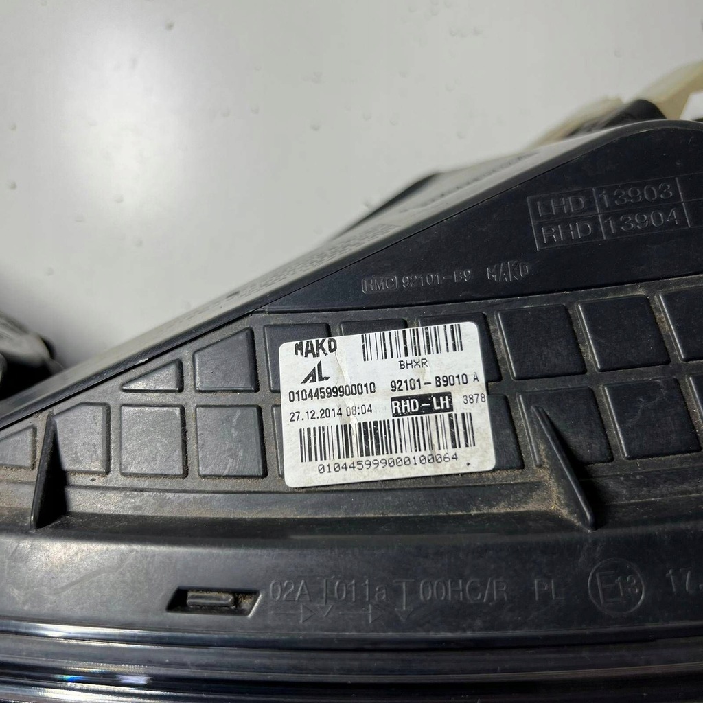 фото №9, Hyundai i10 ii mk2 лампа лівий перед передня ліва 92101b9010 фара uk