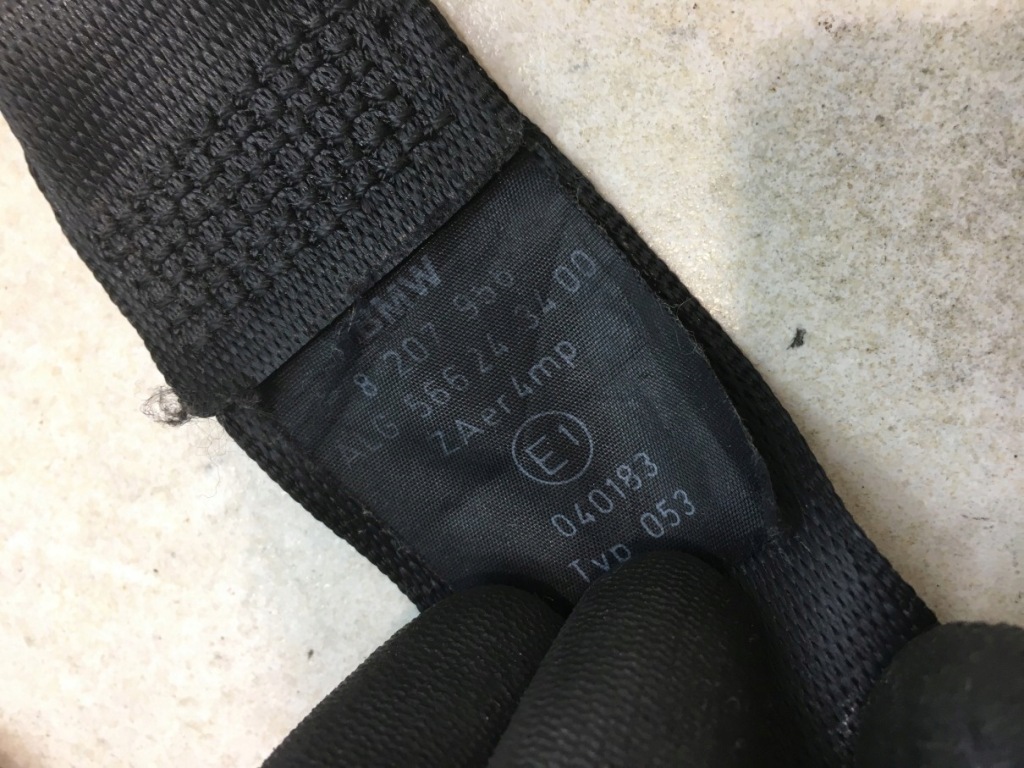 Ремінь безпеки правий перед bmw 3 e46 8207956 Зі Шроту