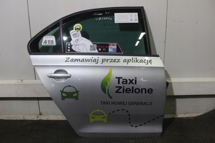 фото №1, Дверь правый задняя seat toledo iv la7w