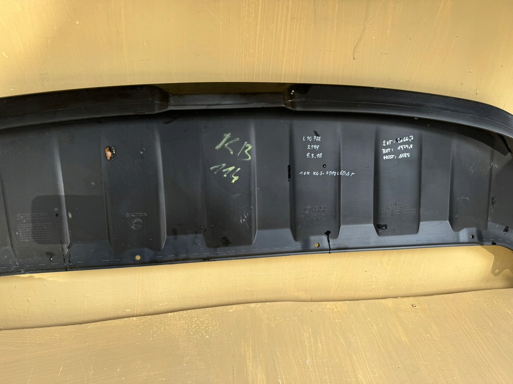 фото №15, Skoda karoq 17r- спойлер бампера передний перед 57a807795