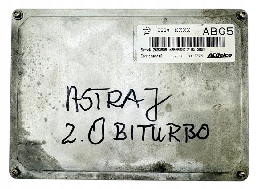 фото №1, Блок управления opel insignia / astra j 2.0 12653092 abg5 программирование