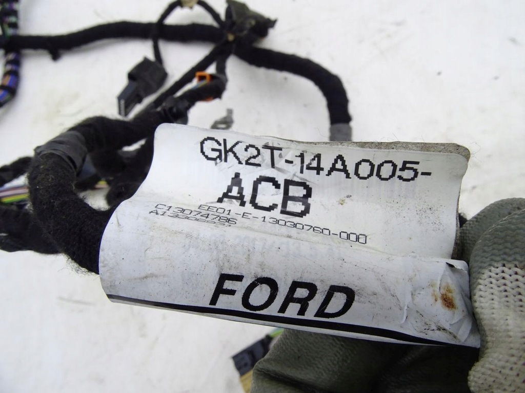 фото №7, Ford transit custom i 12-23 жгут электропроводка дверь задняя #859