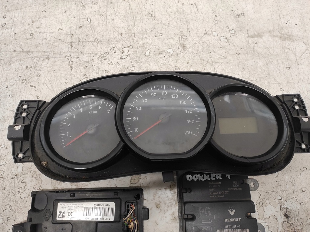 фото №6, Dacia dokker 12- 1.5dci набір стартовий блок керування 237102213r