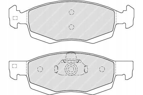 фото №2, Ferodo комплект тормозных колодок ham. перед dacia logan, log