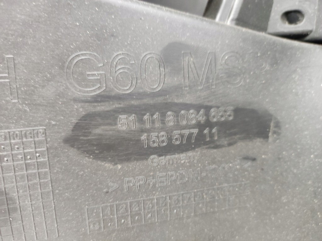 фото №9, Бампер перед bmw 5 g60 g61 m-pakiet m-sport 51118084653 51118084690