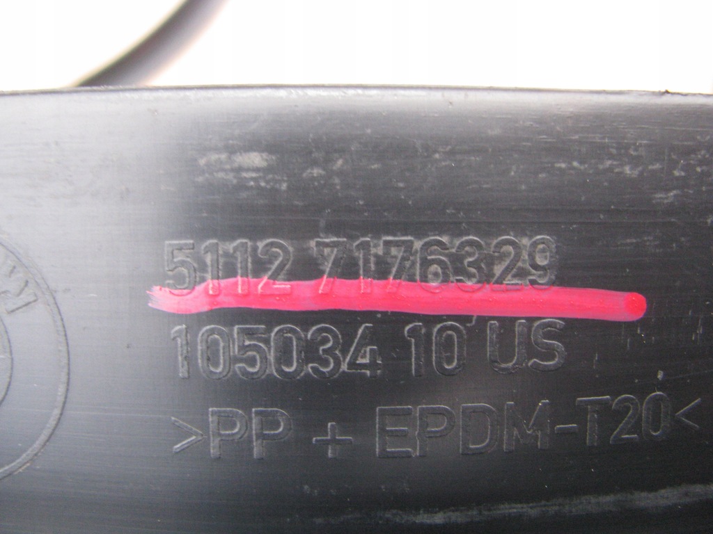 фото №6, Bmw x6 e71 левая lub правая молдинг крыла задняя задний