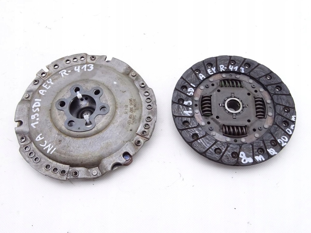 фото №1, Seat inca 1.9 sdi притиск + диск 200mm 8 mm