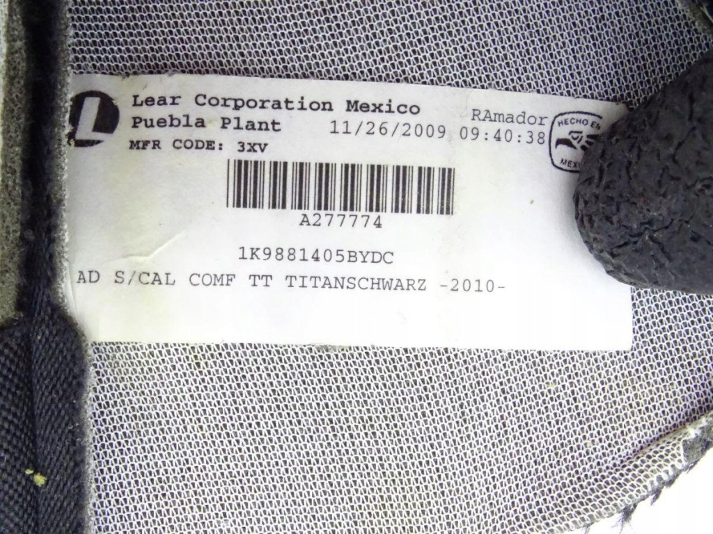 фото №6, Vw golf vi материал сиденье сиденье левый перед 5d