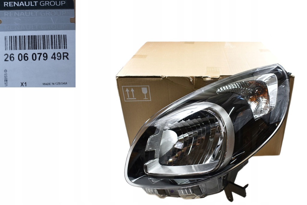 фото №1, Лампа фара левый renault kangoo ii 260607949r