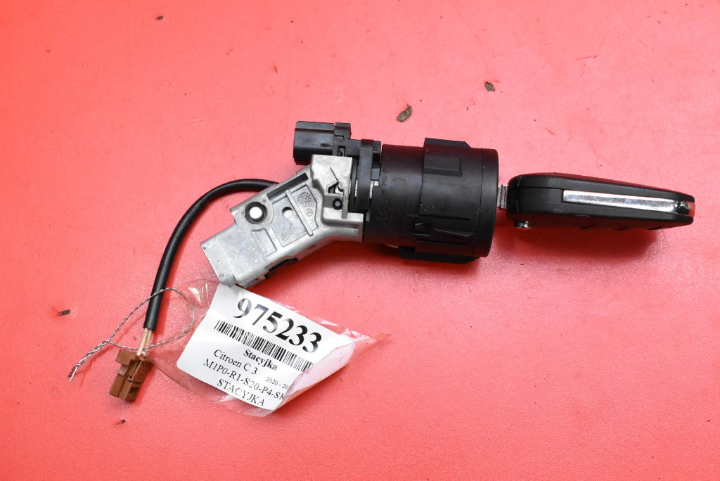 фото №6, Замок запалювання ключ 9663123380 citroen c3 iii 1.2 puretech 83 km lift 20-21