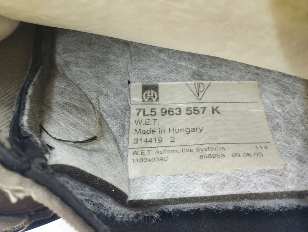 фото №10, Porsche cayenne 9pa 2005 правая сторона сиденье передний пассажира