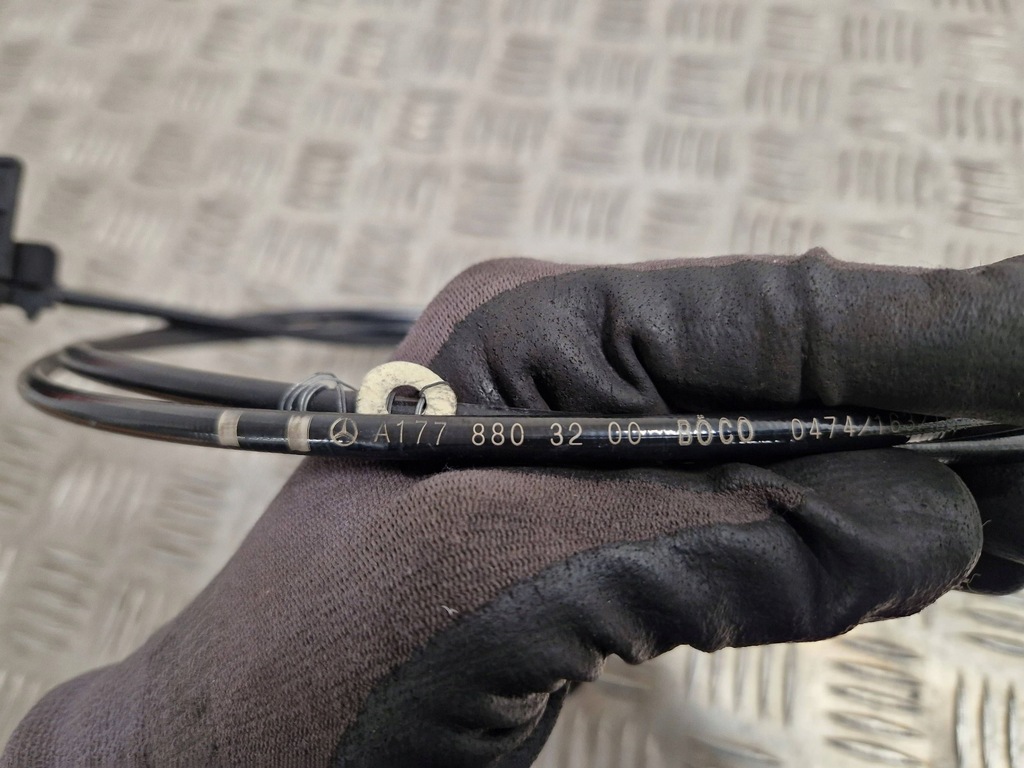 фото №6, Mercedes-benz a w177 2019 трос замка кришки передньої / капот двигуна