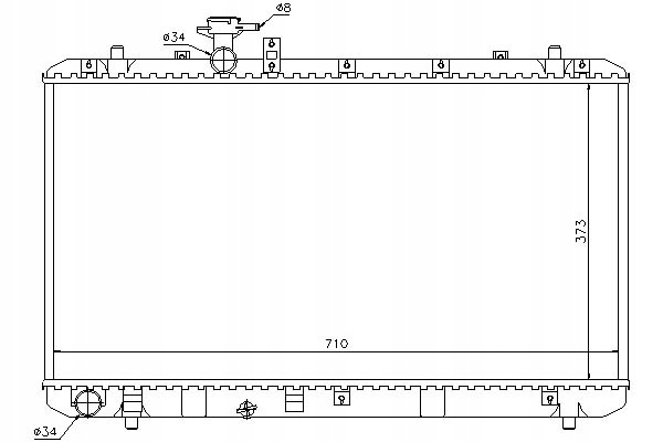 фото №14, Радиатор двигателя fiat sedici 06-, suzuki sx4 ey,
