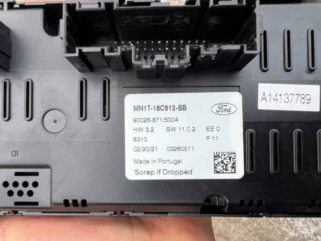 фото №3, Ecosport mk2 lift панель кондиціонера 2021r