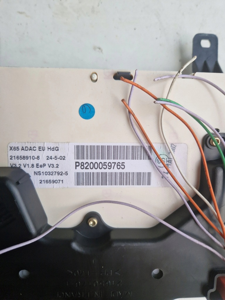 фото №4, Счетчик приборы renault clio ii 2