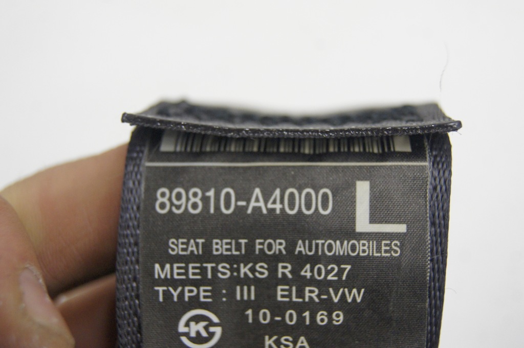 фото №7, Carens iv pas безопасности ремни левый + правый задняя