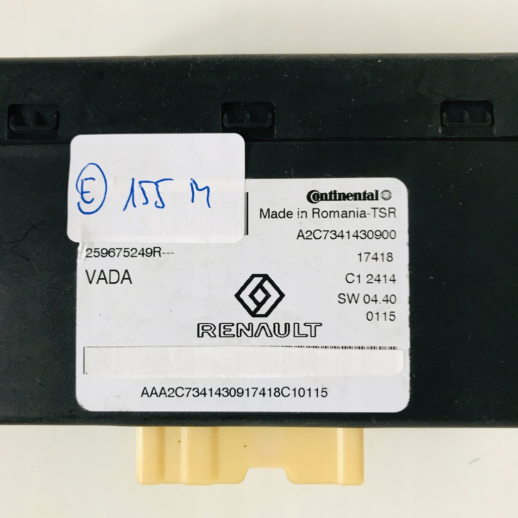 фото №2, Модуль блок керування vada renault espace v 259675249r