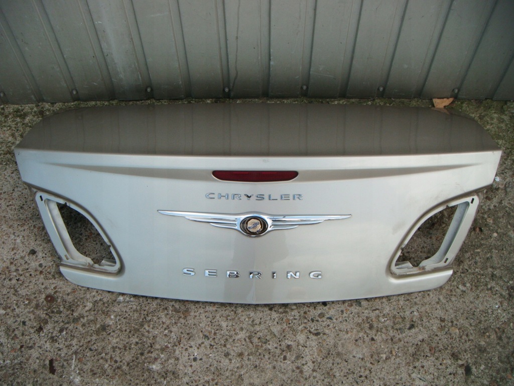 фото №2, Sebring iii 3 06-10 крышка багажника задняя