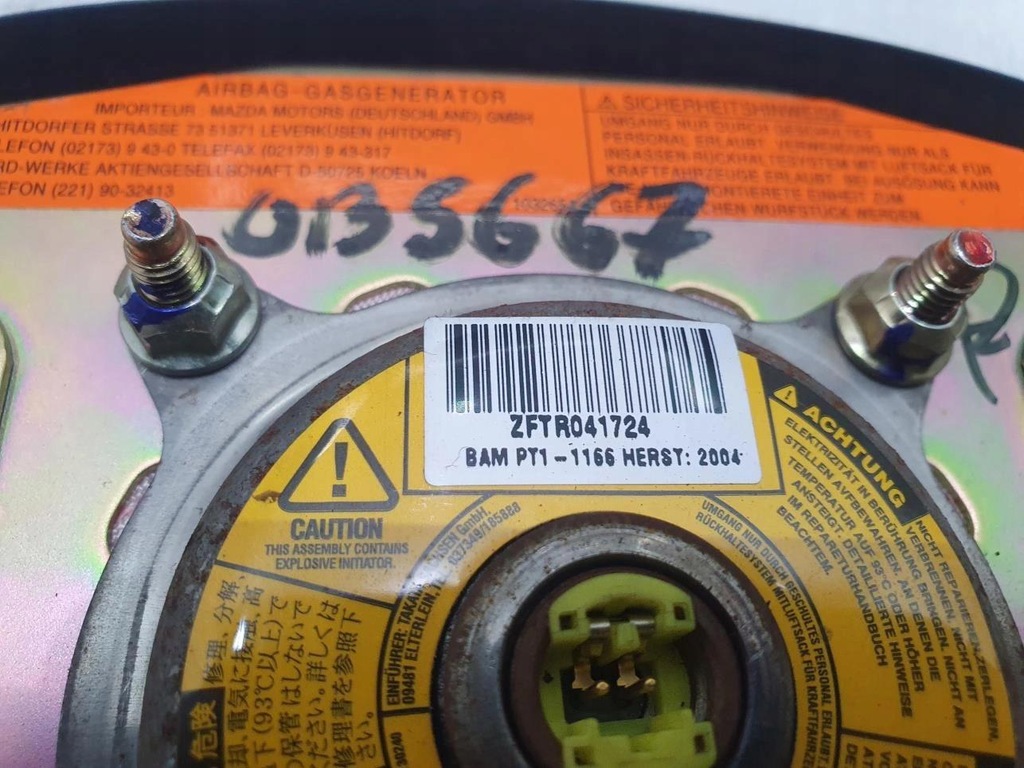 фото №9, Подушка подушка безопасности водителя ford ranger i 98-06r.