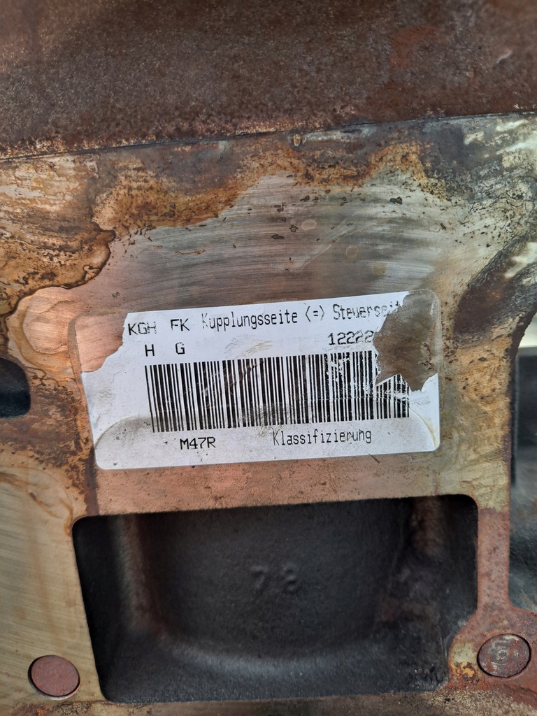 фото №13, Двигатель rover 75 2.0 дизель m47r40