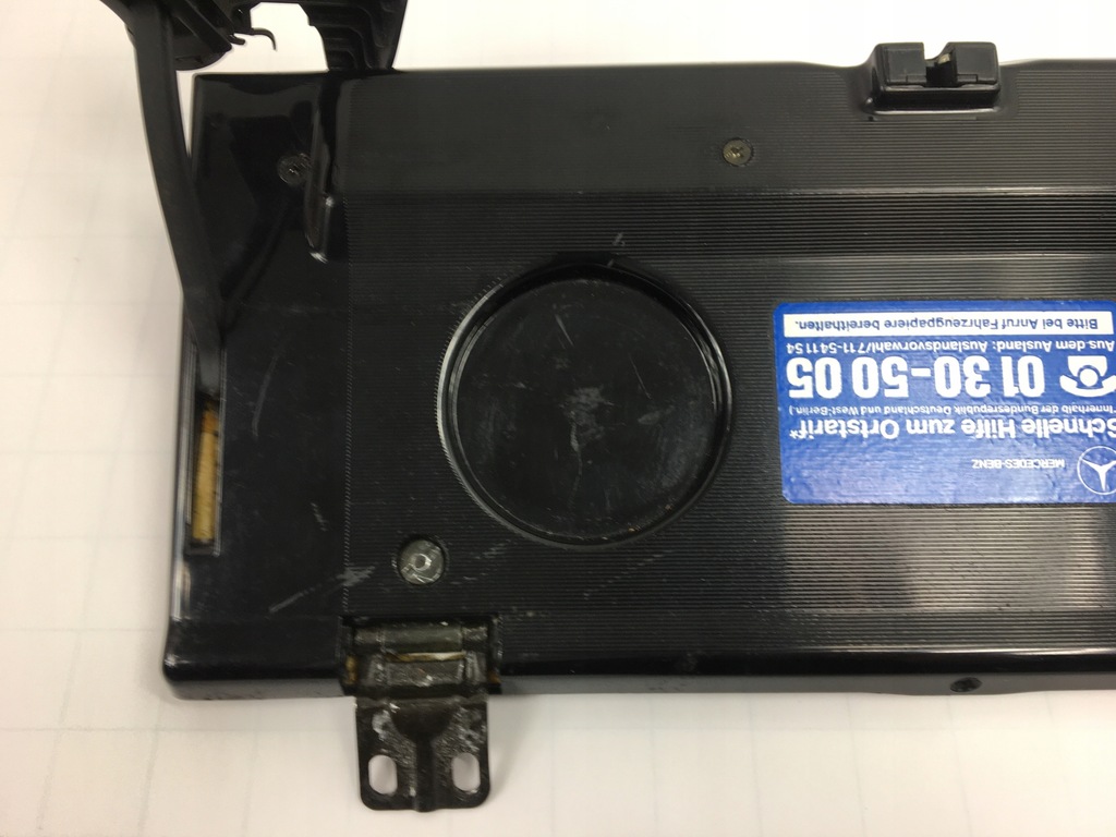 фото №10, Крышка бардачка панели приборной панели консоли czarna do mercedes w124