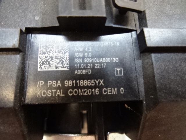 фото №9, Opel crossland x стрічка перемикач комбінований 98118865yx